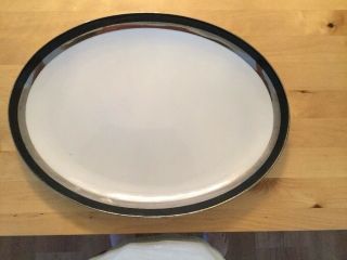 Tradition Gemini Fine China Oval Serving Platter 14.  25 X 10 5/8 " Japan