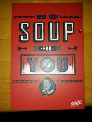 Seinfeld Culturefly Soup Nazi Postcard No Soup For You