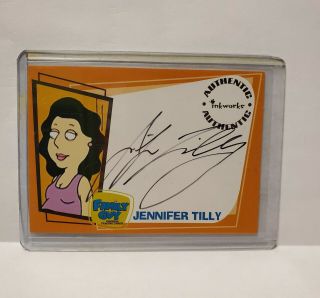 Jennifer Tilly Leaf Family Guy Cartoon Autograph Signed Collectible Trading Card