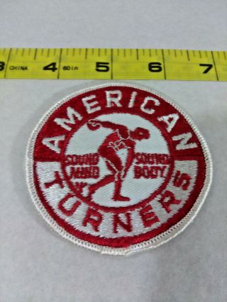 Vintage American Turners Embroidered Patch Cincinnati,  Ohio,  German,  Sports