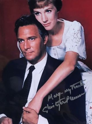 Christopher Plummer Signed Autograph The Sound Of Music 8x10 Color Photo