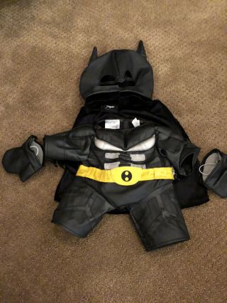 Build A Bear Batman The Dark Knight Rises Outfit Clothes Costume Mask Cape