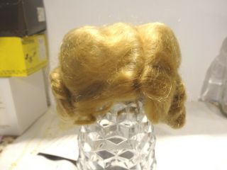 7 DOLLSPARTS MOHAIR DOLLS WIG SIZE 12 BLONDE 01073 WITH TAG 2
