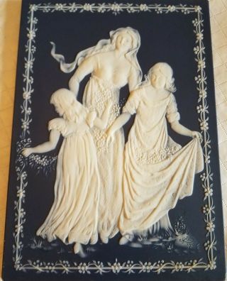 Villeroy & Boch Mettlach Art Pottery Tile - Muttertag Mothers Day 1978