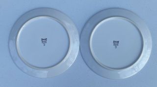 IKEA White Glossy 155 - 41 Dinner Plates Set Of 2 No Trim Made In Portugal 2