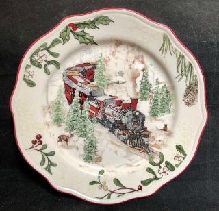 Better Homes & Gardens Heritage Salad Plates 3 WINTER FOREST 3