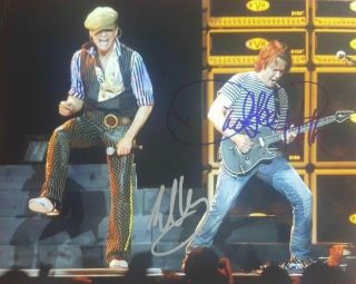 David Lee Roth / Eddie Van Halen Autographed Signed 8x10 Photo Reprint
