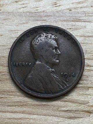 1914 D Key Date Lincoln Wheat Cent Penny,  7/29/20,