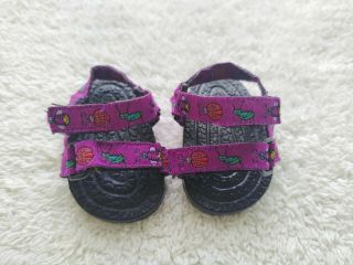 American Girl Of Today Camping Outfit Sandals Purple Bugs Retired