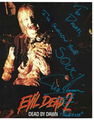 Ted Raimi Authentic Signed 8x10 Photo Autographed,  Evil Dead 2,  Dead By Dawn