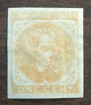 U.  S.  Confederate Stamp Scott Csa - 14 J.  Calhoun 1864