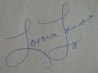 Lorenzo Lamas Rex Smith 2 Hand Signed Autographs Back - To - Back (lotof3)
