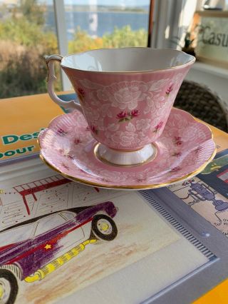 Royal Albert True Love Pink Cup And Saucer