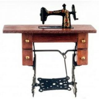 Dollhouse Miniature Treadle Sewing Machine
