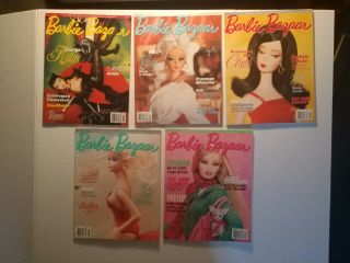(5) 2004 Barbie Bazaar Magazines Feb,  April,  June,  August & December Good Cond.