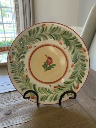 Gail Pittman Southern Living Siena Dinner Plate Hand Painted 10.  5 "