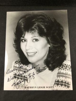 Autographed Kathryn Leigh Scott Dark Shadows Actress Signed Tv Photo A62