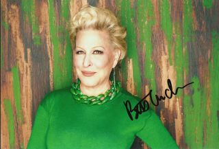 Bette Midler Autographed Signed Photo