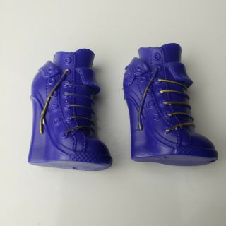 Monster High Coffin Bean Clawdeen Wolf Purple Boots Shoes