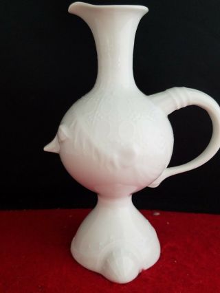Vintage Rosenthal Group Classic Rose White Creamer Pitcher 5 1/2 " H Germany