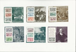 Us Stamps/sheet/postage Sct 2624 - 29 Voyages Of Columbus Mnh F - Vf Og Fv $716.  34