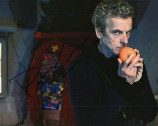 Autographed Peter Capaldi Signed 8 X 10 Photo