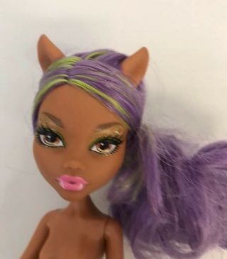 Monster High Clawdeen Wolf - Roller Maze - Nude Doll With Arms & Hands Ooak
