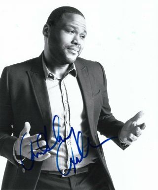 Anthony Anderson Real Hand Signed 8x10 " Photo 2 To Tell The Truth Black - Ish