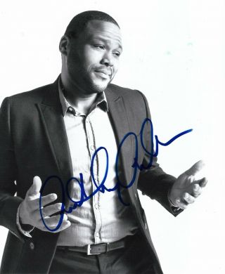 Anthony Anderson Real Hand Signed 8x10 " Photo 1 To Tell The Truth Black - Ish