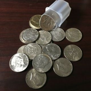 1964 Kennedy Half Dollars - Roll Of 20 - $10 Face Value - 90 Silver