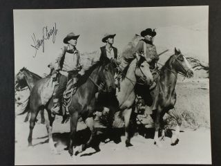 Cowboy Actor Harry Carey Jr.  (1921 - 2012) Autograph 8 X 10 Photo