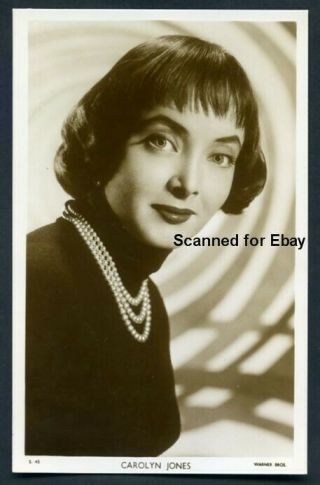 Carolyn Jones 1950s Picturegoer " S " Series Vintage Photo Postcard No S45