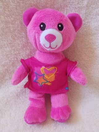 Mini Build A Bear 7 " Pink Bear Plush Toy Soft Stuffed Animal Baby Toy