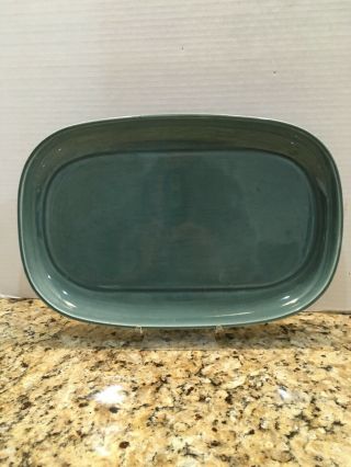 Russel Wright Seafoam Green Rectangular Serving Platter Tray 9 " By 13.  5 "