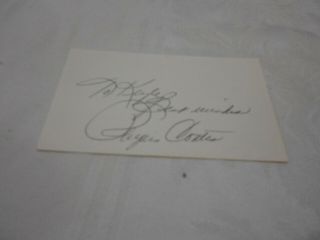 Phyllis Coates Lois Lane Autographed Index Card