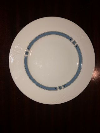 Set Of 6 Syracuse China Syralite Berkshire Blue 6 1/2” Plates