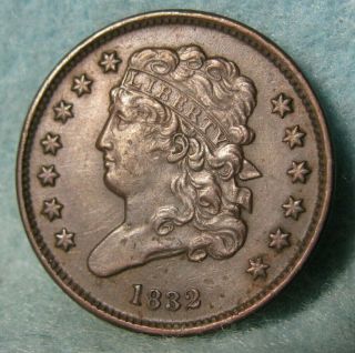 1832 Classic Head Half Cent United States Type Coin