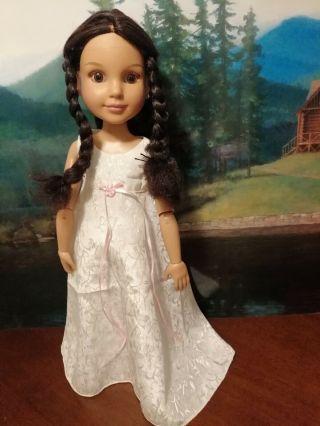 Best Friends Club 18 " Doll Mga Dress Handmade Formal Gown White Doll Clothes