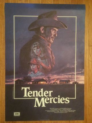Tender Mercies 1983 British Uk Film Poster Robert Duvall
