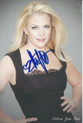 Melissa Joan Hart Sabrina Hand Signed Autographed Postcard