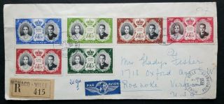 Monaco Prince Rainier & Princess Grace Kelly Fdc 1956 Postal History Cover