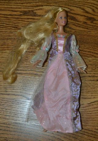 1999 Rapunzel Barbie Doll With Growing Hair