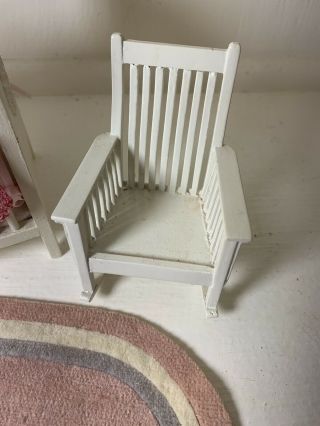 Dollhouse Miniature 1:12 Rocking Chair