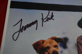Tommy Kirk and Old Yeller Fishing,  signed photo,  8 