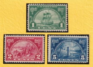 Us Stamp Sct 614 - 16 1 - 5c 1924 Nh Cv$38.  75 092