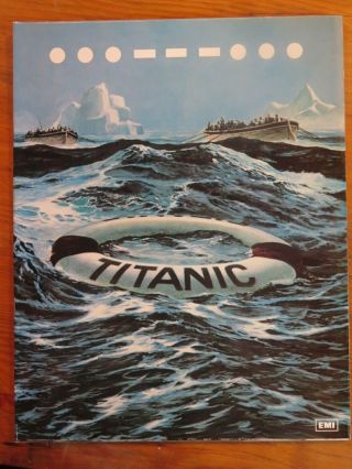 S.  O.  S Titanic 1979 Film Publicity Campaign Book David Janssen