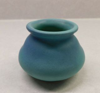 Van Briggle Small Vase/bowl/pot Colorado Springs Turquoise