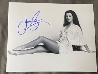 Jane Seymour Live And Let Die Actress Signed 8x10 Photo With
