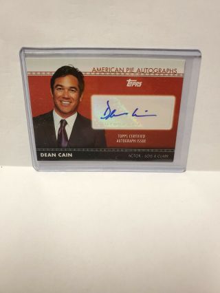 Dean Cain Superman Topps American Pie Autograph Signed Collectible Trading Card
