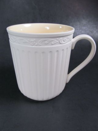 4 Mikasa Italian Saffron Coffee Mug/s Yellow Bundle Of 4